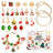DIY creative children's bracelet jewelry 24-grid calendar Christmas holiday surprise blind box silver set - V.I.P Digital Presence