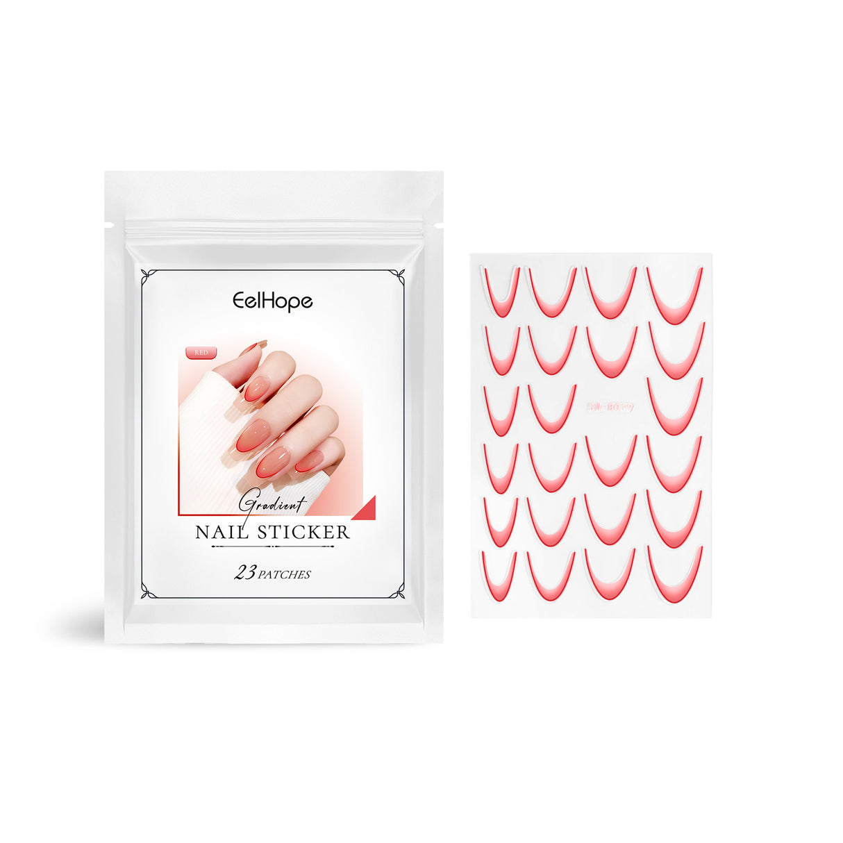 French Gradient Nail Sticker Gradient Nail Sticker Easy Nail Decor Personalized Nail Sticker