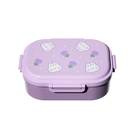 Cartoon cute small fresh microwaveable compartment insulation lunch box fresh-keeping box - V.I.P Digital Presence