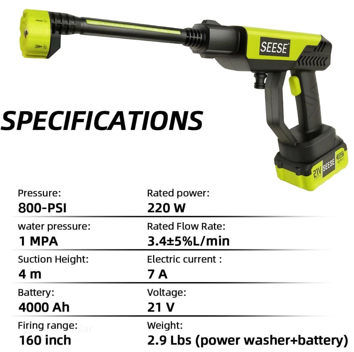 PowerSpray Cordless Washer