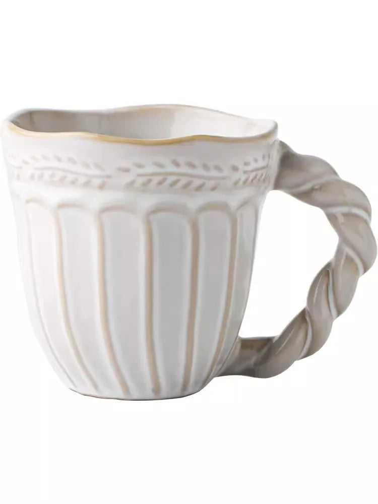 350MLCreative personality mug breakfast cereal milk cute ceramic cup daily household large-capacity insulated coffee oatmeal cup - V.I.P Digital Presence