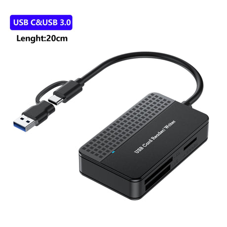 USB 3.0 Four in One USB 3.1 CF SD TF MS Memory Card/DSLR Camera Card Reader Type-c - V.I.P Digital Presence