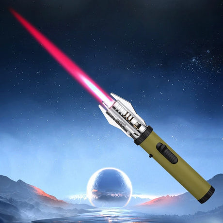 Planet Lightsaber Butane Gas Lighter 360° Use Metal Outdoor Windproof Turbine Torch Jet Lighter Gun BBQ Welding Cigar Tool - V.I.P Digital Presence