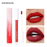 NICEFACE 12 Color Velvet Matte Lip Gloss Non-Stick Cup Liquid Lipstick Lip Glaze - V.I.P Digital Presence