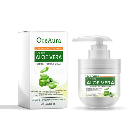 Aloe Vera Soothe Recover Cream, Repair Dull And Moisturizing Skin Lightweight Non-Greasy Beauty Cream - V.I.P Digital Presence