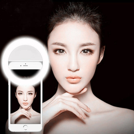 Self Artifact LED Ring Flash Fill Night Flash Light Clip Photo Camera Light - V.I.P Digital Presence