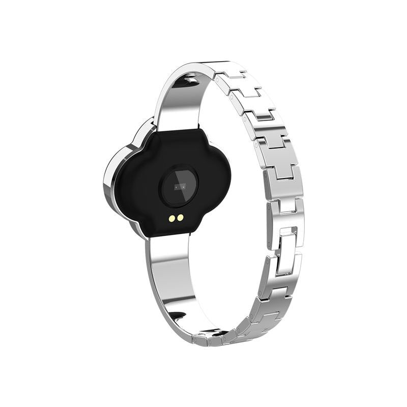 Pulsera inteligente S6 para mujer, resistente al agua IP67, con control del ritmo cardíaco y de la presión arterial, recordatorios de llamadas y mensajes. 