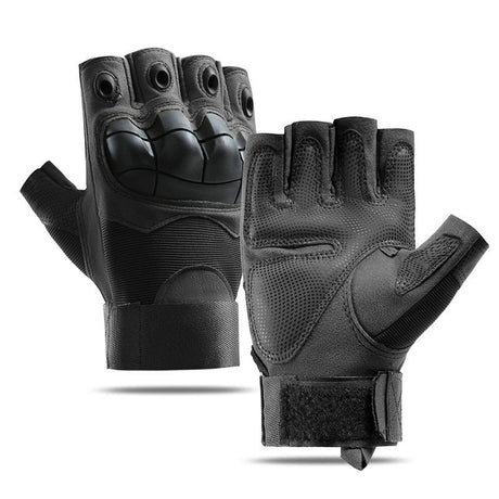 Tactical half-finger gloves men's soft shell protective microfiber special forces military fans sports cycling outdoor - V.I.P Digital Presence
