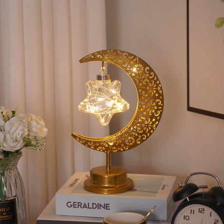 Christmas Gift Moon Lamp Ball Lamp Star Moon Lamp Muslim Festival Decorative Lamp Bedroom Desk Lamp Atmosphere Shaped Lamp - V.I.P Digital Presence