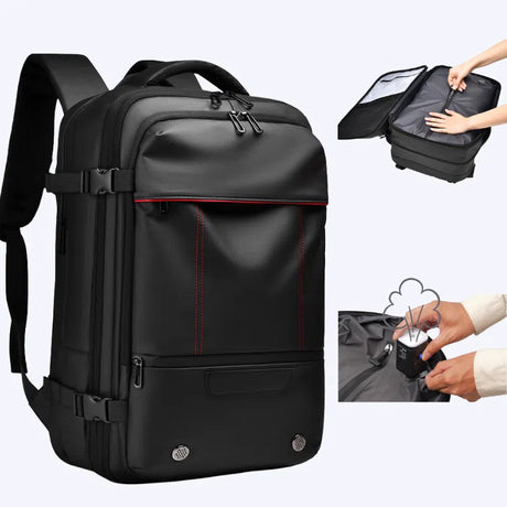 Men's Backpack Business Travel Backpack Large Capacity Expansion Multifunctional Vacuum Compression Backpack for Men - V.I.P Digital Presence