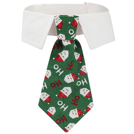 New British style handsome Christmas dog collar Christmas pet tie - V.I.P Digital Presence