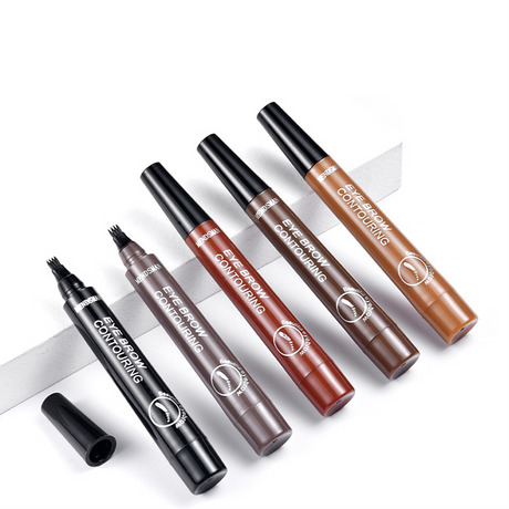 Long Lasting 5 Colors Sketch Liquid Eye Brow Pencil Waterproof Microblading Tattoo Fork Tip Eyebrow Pencil - V.I.P Digital Presence