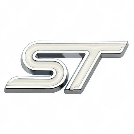 3D metal car stickers, ST badges, badges, decals, Ford Focus 2, 3, Mondeo, FI.C. Kuga, Mk1, Mk2, Mk3, Mk7 front grille decoratio - V.I.P Digital Presence