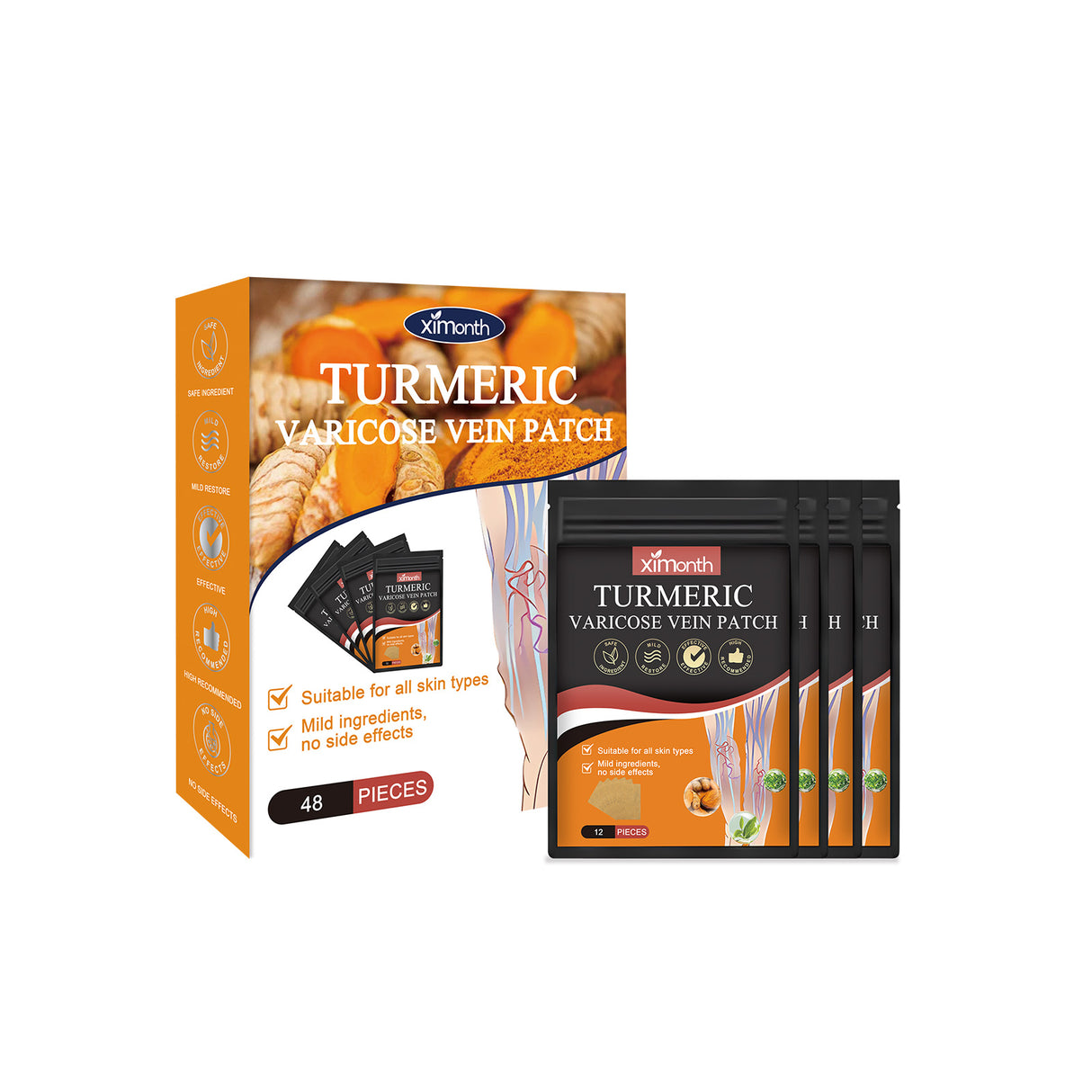 Leg Care Patch To Relieve Leg Discomfort, Blue Veins And Bumps Mild Formula To Protect Leg Vitality - V.I.P Digital Presence