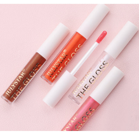 Julystar Transparent Watershine Lip Honey Pearlescent Colorless Lip Glaze Set Liquid Moisturizing Mirror Lip Color - V.I.P Digital Presence