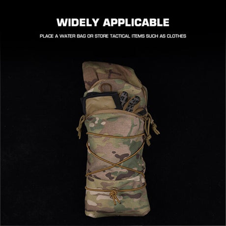 Tactical MOLLE Cylindrical Bag, 1.5L, for FCPC & GP Backpacks. - V.I.P Digital Presence