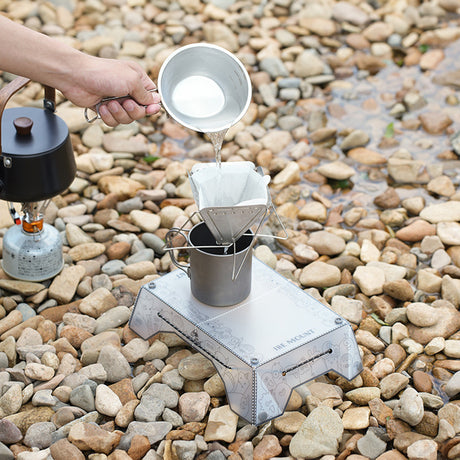 Folding Mini Table - Ultralight PP Camp Table & Tray (97g) Food-grade, Portable for Camping & Hiking Gear - V.I.P Digital Presence