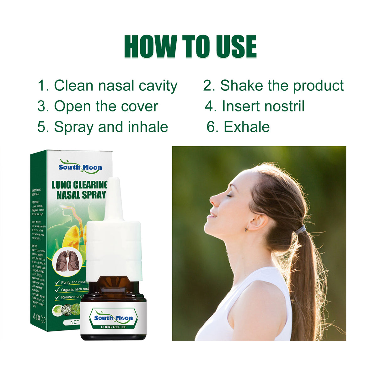 Lung Clearing Nasal Spray, Relieve Nasal Congestion, Runny Nose And Nasal Discomfort Cleansing Stop Snoring Spray - V.I.P Digital Presence