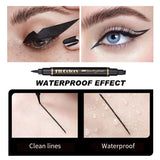 Fit Colors Double Headed Triangle Wing Seal Waterproof, Sweat-Proof And Non Smudged Liquid Eyeliner - V.I.P Digital Presence