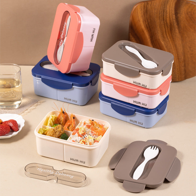 Japanese style simple portable compartment lunch box microwaveable lun ...