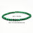 Vintage malachite beaded bracelet stacking style green bracelet men and women elastic jewelry - V.I.P Digital Presence