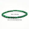 Vintage malachite beaded bracelet stacking style green bracelet men and women elastic jewelry - V.I.P Digital Presence