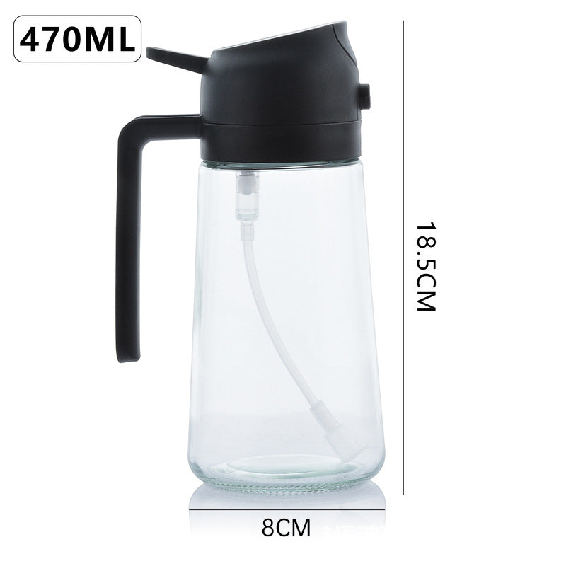2-in-1 Kitchen Olive Oil Dispenser, Oil Sprayer, Grilling & Picnic Tools - V.I.P Digital Presence