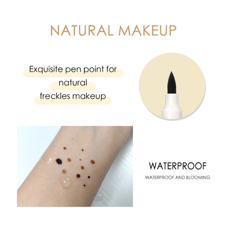 QIBEST Freckle Pen Natural Simulation Freckle Pen Color Development Waterproof Easy To Color Do Not Take Off Makeup Spot Pen Eyeliner - V.I.P Digital Presence