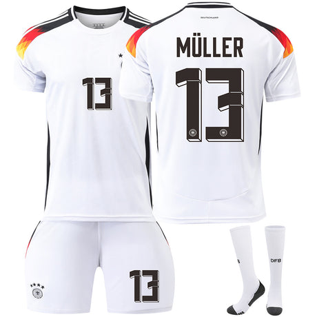 Germany home No. 13 Muller European Cup jersey 7 Havertz 8 Kroos football uniform men's suit - V.I.P Digital Presence