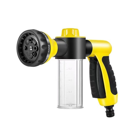 Garden household portable garden hose car wash water gun 8-function plastic gram adjustable nozzle high-pressure foam water gun - V.I.P Digital Presence