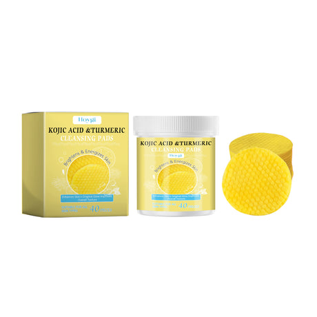 Turmeric Acid Cleansing Pad Facial Daily Cleansing Gentle Skin Care Moisturizing Skin Brightening Cleanser - V.I.P Digital Presence