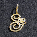 Hip hop accessories grass letter pendant melon seed buckle Cuban chain accessory - V.I.P Digital Presence