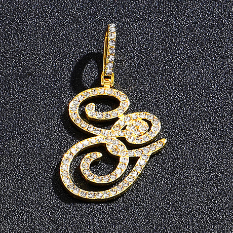 Hip hop accessories grass letter pendant melon seed buckle Cuban chain accessory - V.I.P Digital Presence