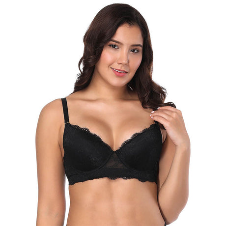 Underwear lace sexy bra thin mold cup steel ring - V.I.P Digital Presence