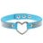 Japan's Harajuku Soft Girl Black Rhinestone Peach Heart Love-Shaped Collar Women's Neck Strap Collarbone Necklace Short - V.I.P Digital Presence