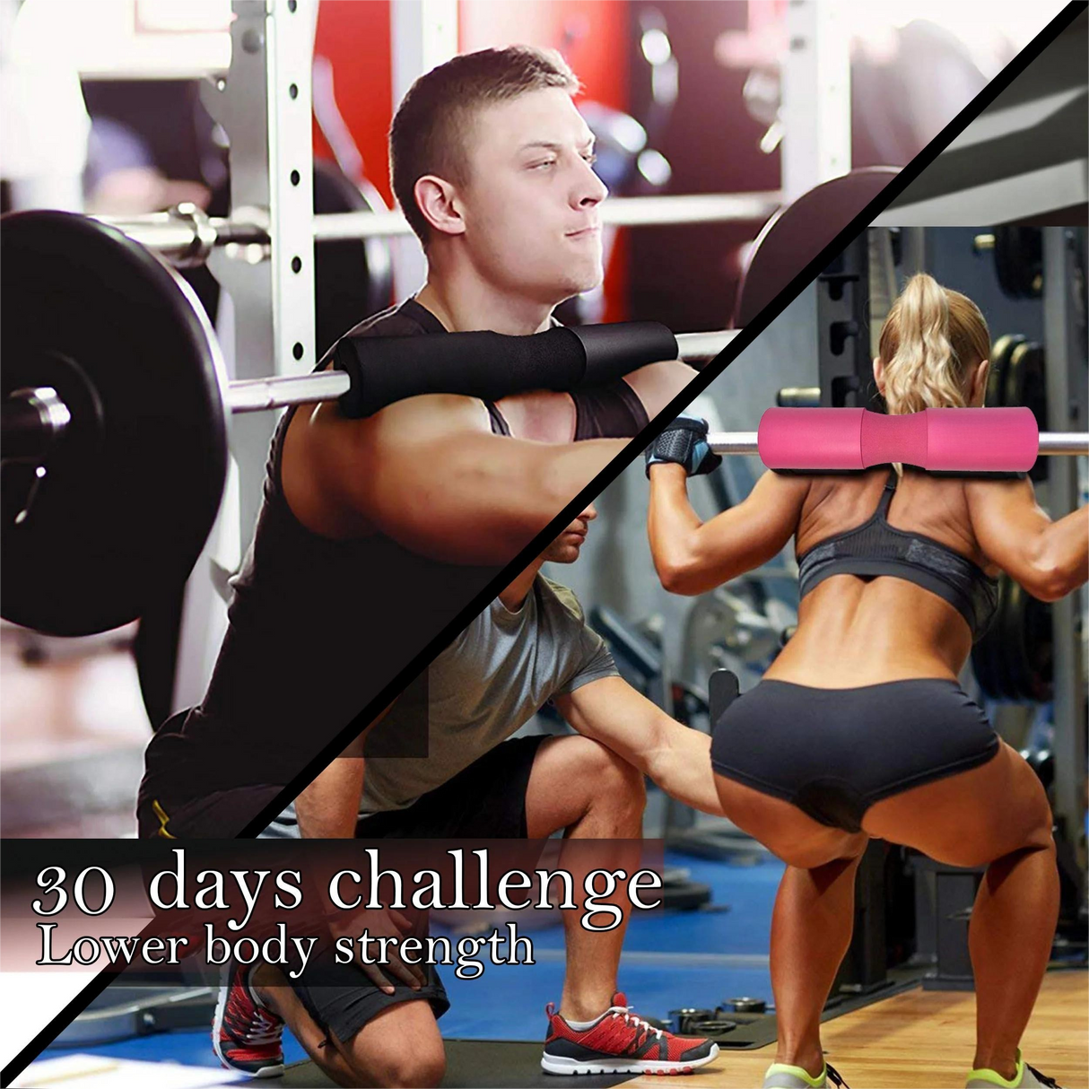 Strength Squat Pad, Comfortable Barbell Sponge for Hip, Squats and Lunges Orange barbell mat - V.I.P Digital Presence