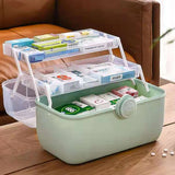 Large Capacity Family Medicine Organizer Box Portable First Aid Kit Medicine Storage Boxes Organizers Plastic Organizing Home - V.I.P Digital Presence