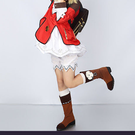 Genshin Impact cosplay Luoli animation game Westwind Knight Tuanhua Keli cos clothes matching shoes - V.I.P Digital Presence