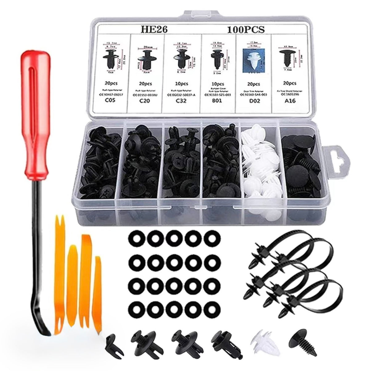 SnapFix Car Clip Kit