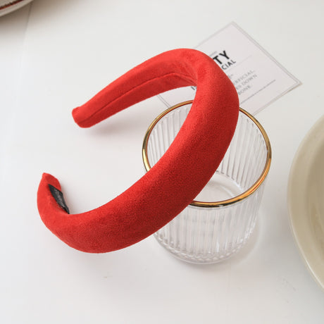 Candy colored velvet with wide edge sponge headband flocking - V.I.P Digital Presence