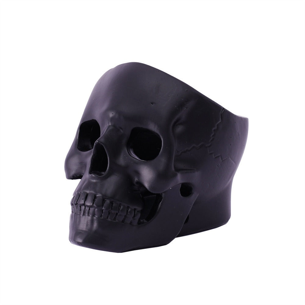 Hollow skull candle holder desktop storage ornament - V.I.P Digital Presence