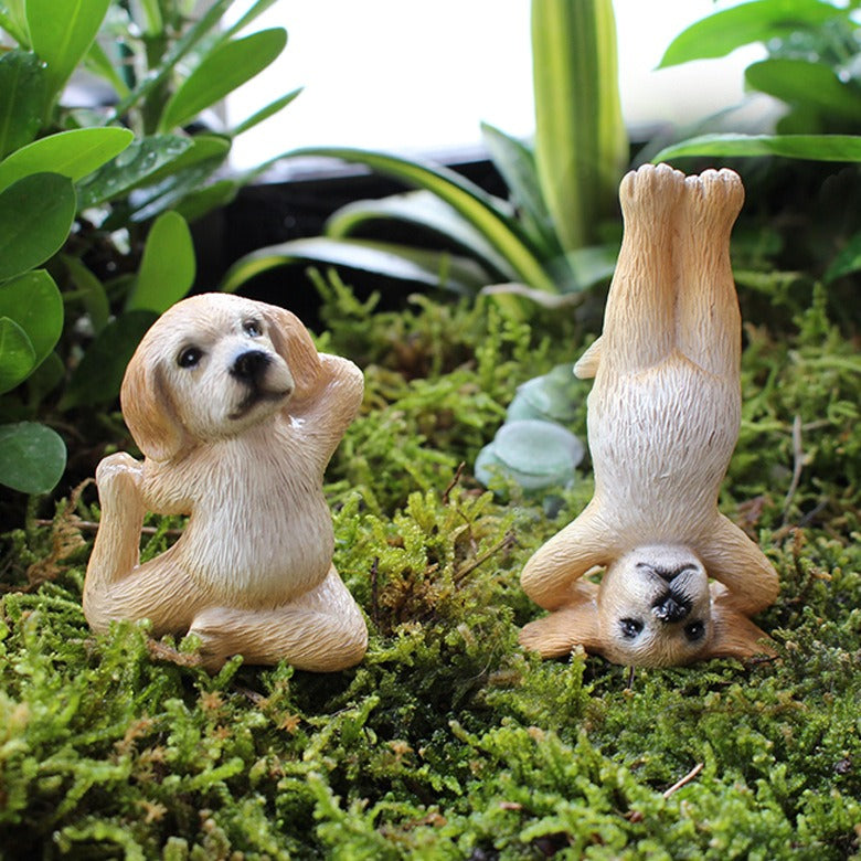 Mini Puppy Plugin Garden Bonsai Ornament Decoration Micro Landscape Resin - V.I.P Digital Presence