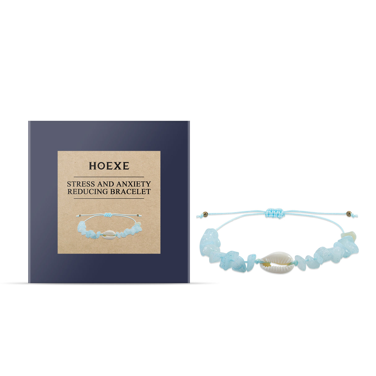 Aquamarine Crystal Fragment Bracelet Simple Portable Fresh Sea Blue Shell Bracelet With 100 Accessories - V.I.P Digital Presence