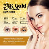 24K Gold Anti-Wrinkle Eye Mask, Moisturizing And Improving Eye Lines Brightening And Moisturizing Eye Skin Eye Care - V.I.P Digital Presence