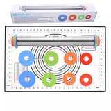 17 inch stainless steel adjustable thickness rolling pin scale rolling pin leather material kneading tool - V.I.P Digital Presence