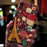 Eqvvol Cute 3D Emboss Cartoon Patterned Phone Case For iphone X 8 7 6 6S Plus Cases Soft Silicone Cover For iphone 5 5s SE Coque - V.I.P Digital Presence