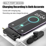 3 In 1 Wireless Lavalier Microphone Plug And Play Intelligent Noise Reduction Mini Mic For iPhone Android Live Broadcast - V.I.P Digital Presence