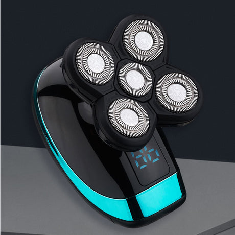 Electric Shaver Shaving Head Machine Five-Blade Self-Service Bald Head Rechargeable Waterproof Washing Razor - V.I.P Digital Presence