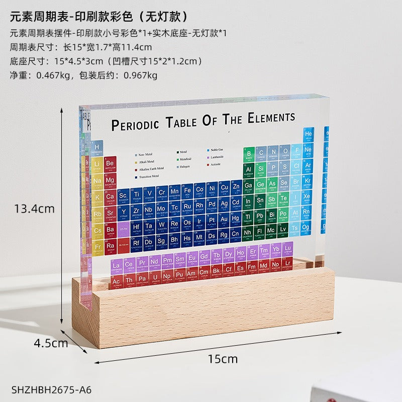 New Periodic Table with Real Elements Inside Remarkable Learning Tool Clear Acrylic Periodic Table with Elements Samples - V.I.P Digital Presence