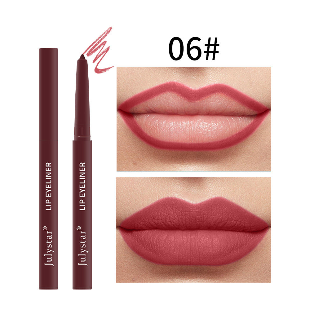 Waterproof Lipstick Lips Pink Matte Solid Lipliner - V.I.P Digital Presence